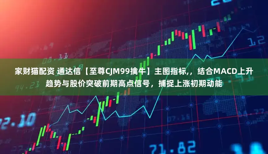 家财猫配资 通达信【至尊CJM99擒牛】主图指标,，结合MACD上升趋势与股价突破前期高点信号，捕捉上涨初期动能