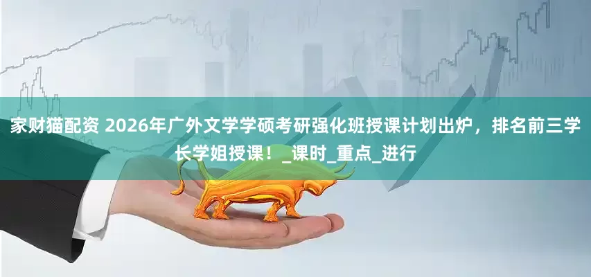 家财猫配资 2026年广外文学学硕考研强化班授课计划出炉，排名前三学长学姐授课！_课时_重点_进行